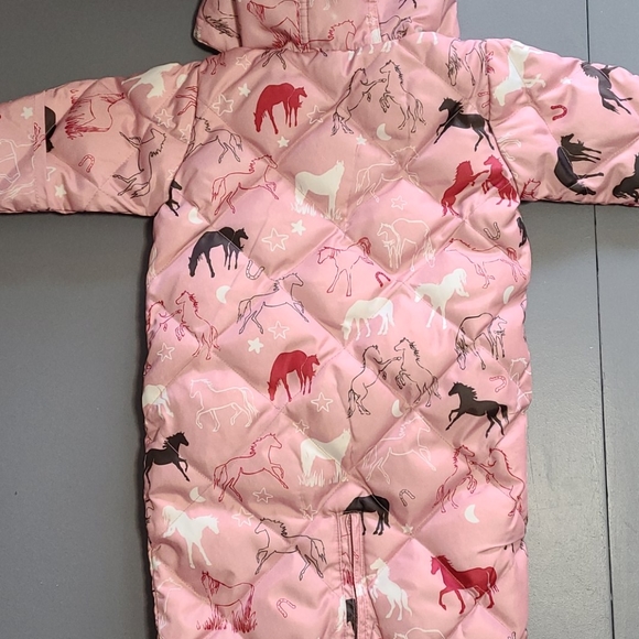 Hatley Down Filled Baby Snowsuit Horse Pattern - Picture 7 of 10
